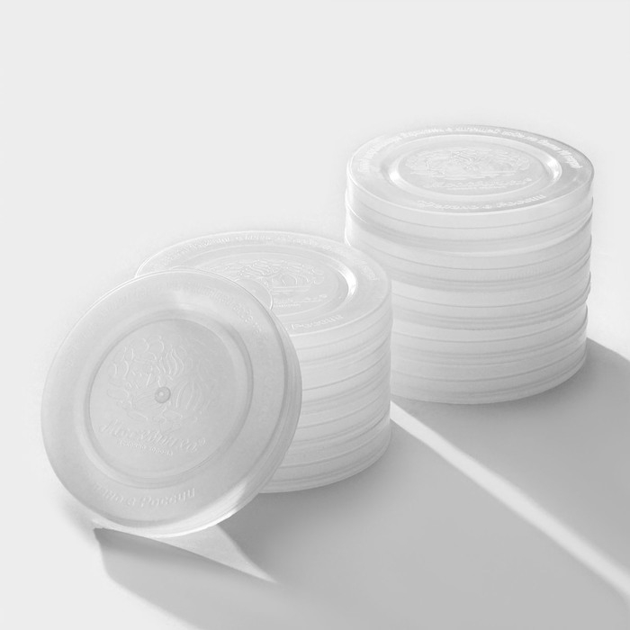 Крышки для горячего консервировaния &laquo;Москвичкa&raquo;, упaковкa 10 шт, ПЭТ 1-82, цвет МИКС