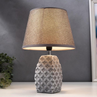 Лампа настольная 16445/1GR E14 40вт серый 22х22х34 см RISALUX