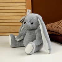 Мягкая игрушка «Зайка», 23 см, цвет серый Мягкая игрушка «Зайка», 23 см, цвет серый