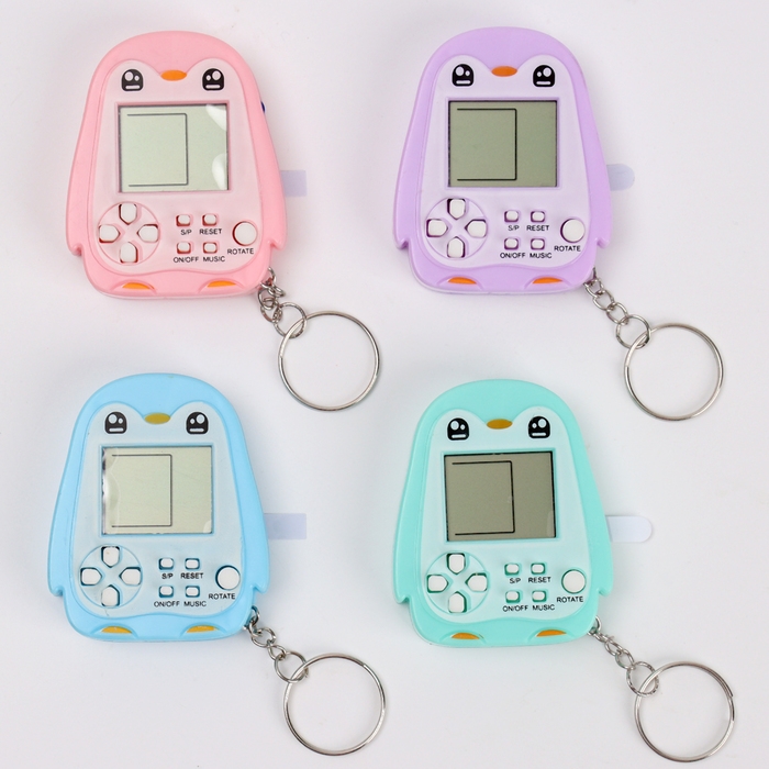 Электронная игра &laquo;Пингвин&raquo; на брелоке, цвета МИКС