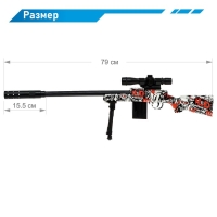 Снайперская винтовка М24, стреляет гелевыми пулями Снайперская винтовка М24, стреляет гелевыми пулями