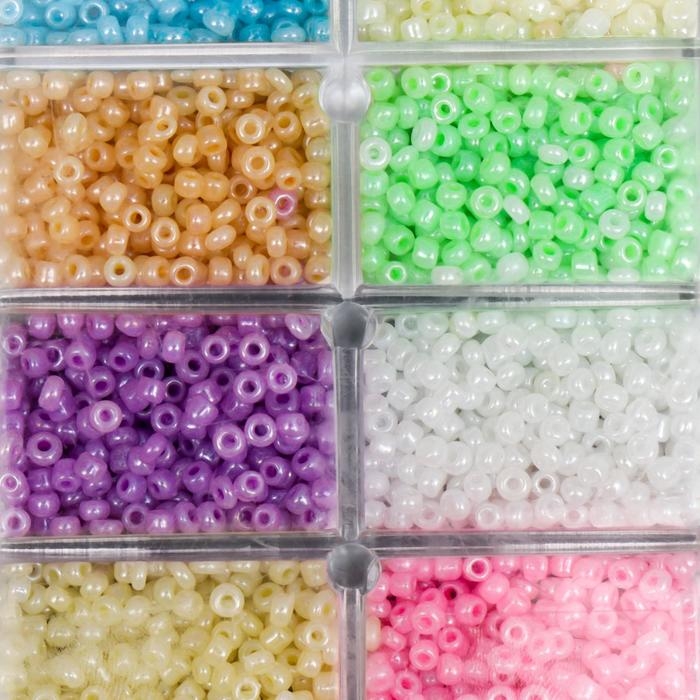 Набор бисера для рукоделия "Zlatka №5" 8 цветов (70 &plusmn; 2гр)