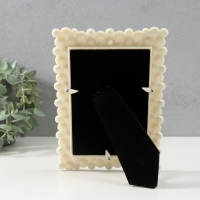 Фоторамка 1131 10х15 см "Жемчуг" пластик, цв. молочный Фоторамка 1131 10х15 см "Жемчуг" пластик, цв. молочный