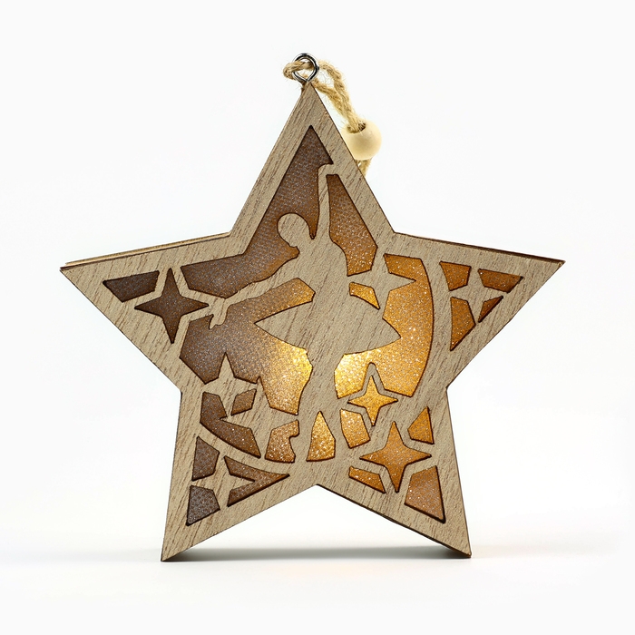 Ёлочная игрушка новогодняя &laquo;Балерина&raquo;, на Новый год, 11,5 х 11 см