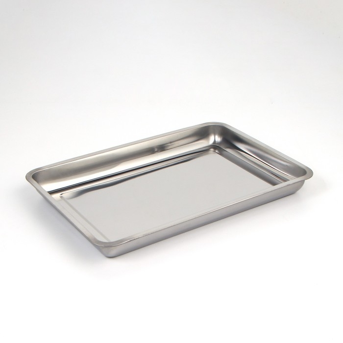 Противень из нержавеющей стали Luxstahl, 50×35×4,8 см Противень из нержавеющей стали Luxstahl, 50×35×4,8 см