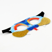 Новый год! Карнавальная маска &laquo;Змейка&raquo; с золотыми блёстками