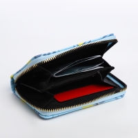 Кошелёк детский на молнии &laquo;Выбражулька&raquo;, цвет голубой