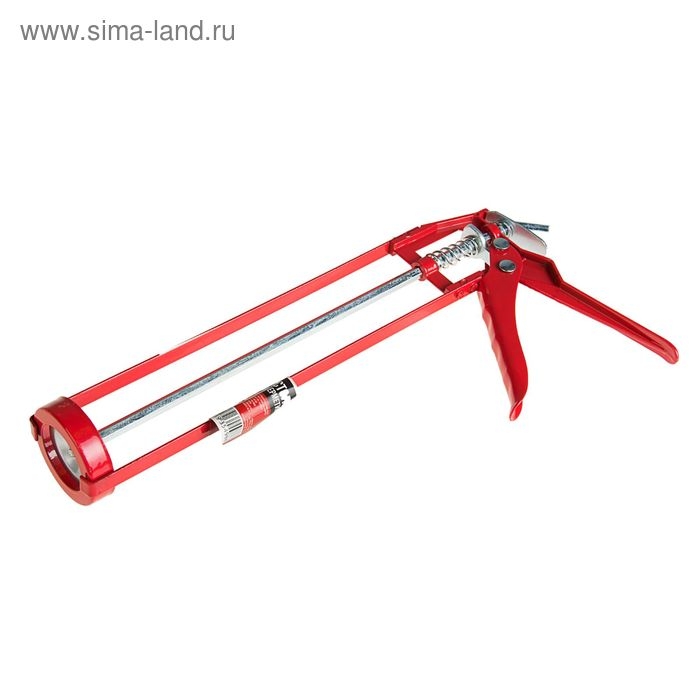 Пистолет для герметика ЛОМ, скелетный, шестигранный шток, 225 мм Пистолет для герметика ЛОМ, скелетный, шестигранный шток, 225 мм