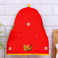 Грелка на чайник &laquo;Матрёшка&raquo;, хохлома