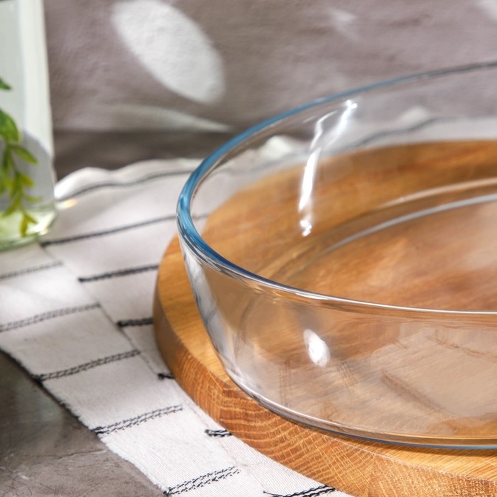 Набор форм для запекания и выпечки из жаропрочного стекла Доляна &laquo;Фуэго&raquo;, 1,5/2,1/3 л, 3 шт