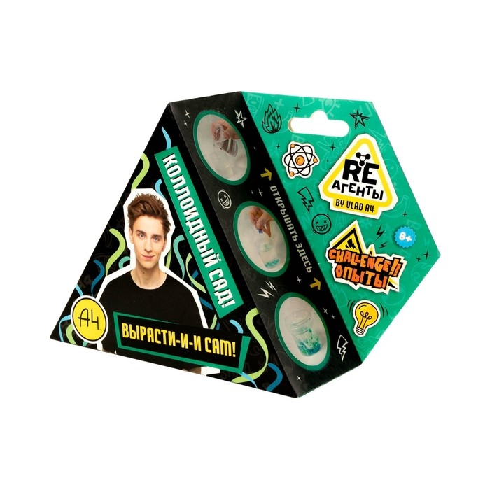 Научно-познавательный набор &laquo;Коллоидный сад&raquo; &laquo;Влад А4&raquo;, модели &laquo;Re-агенты&raquo;