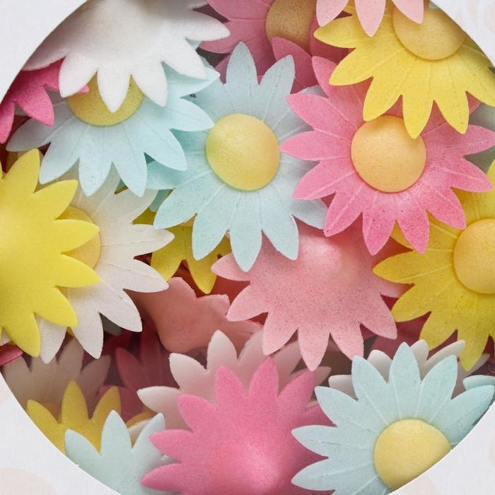 Вафельные маргаритки, микс, 200 шт.