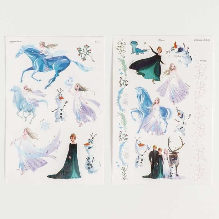 Набор детских татуировок переводок &laquo;Анна и Эльза&raquo; Холодное сердце