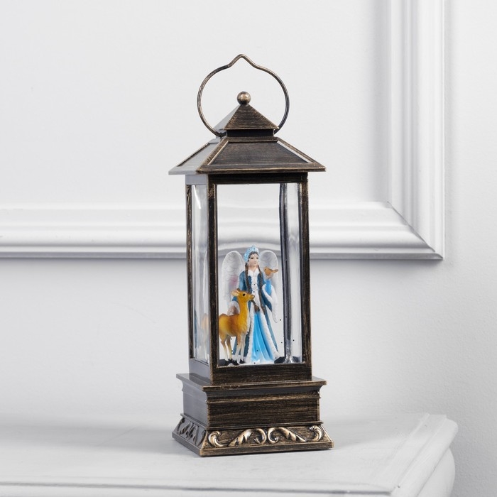 Светодиодная фигура «Фонарь со Снегурочкой» 10 × 27 × 10 см, пластик, батарейки ААх3 (не в комплекте), USB, свечение тёплое белое Светодиодная фигура «Фонарь со Снегурочкой» 10 × 27 × 10 см, пластик, батарейки ААх3 (не в комплекте), USB, свечение тёплое белое