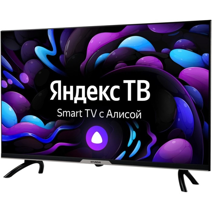 Телевизор Hyundai H-LED32BS5003, 32", 1366x768, DVB-T2/C/S2,HDMI 2, USB 1, SmartTV,чёрный