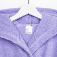 Халат махровый детский Экономь и Я, размер 36, цвет сиреневый, 100% хлопок, 320 г/м2 Халат махровый детский Экономь и Я, размер 36, цвет сиреневый, 100% хлопок, 320 г/м2