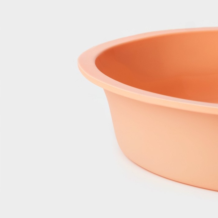 Форма для выпечки Доляна «Круг», силикон, d=22 (по дну d=18 см), h=4,5 см, цвет оранжевый Форма для выпечки Доляна «Круг», силикон, d=22 (по дну d=18 см), h=4,5 см, цвет оранжевый