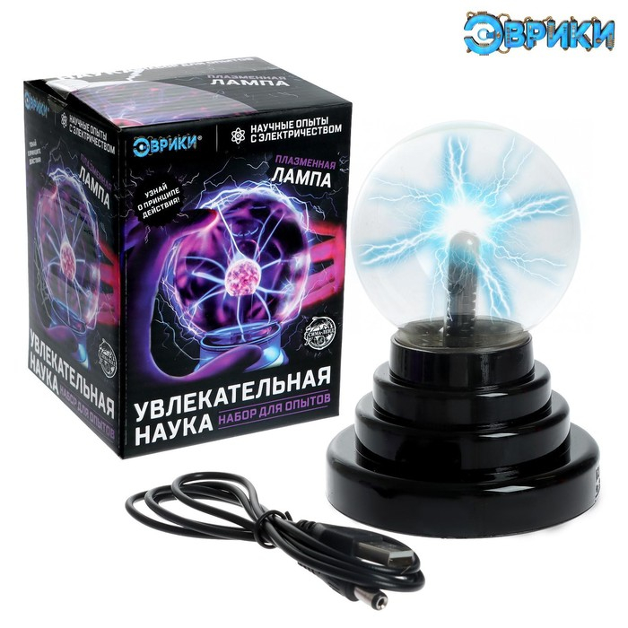 Набор для опытов &laquo;Увлекательная наука, плазменная лампа&raquo;