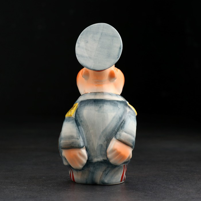 Набор фарфоровый: штоф &laquo;Генерал&raquo;, 0.5 л + 3 рюмки, гильза