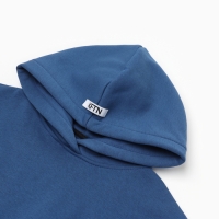 Костюм детский (толстовка, брюки) KAFTAN Basic line р.34 (122-128), синий