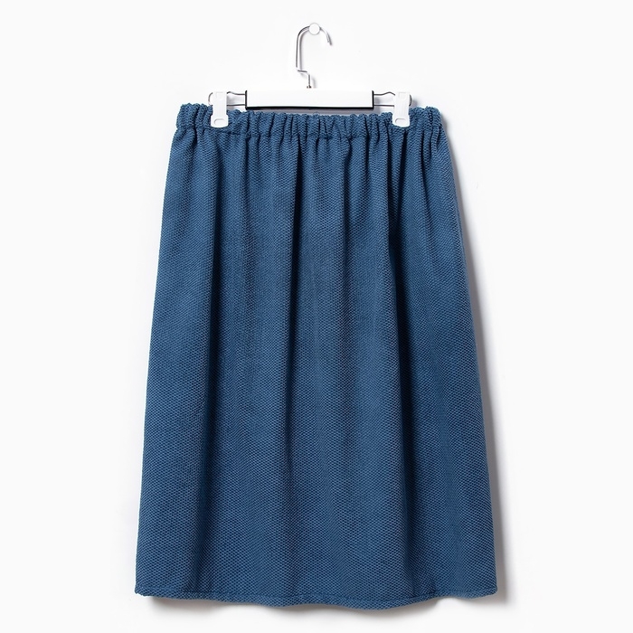 Полотенце Этель, цв. синий, жен. парео 75х150 см, 100% полиэстер, 300 г/м2