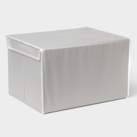 Короб стеллажный для хранения с крышкой LaDо́m, 40×30×25 см, цвет серый Короб стеллажный для хранения с крышкой LaDо́m, 40×30×25 см, цвет серый