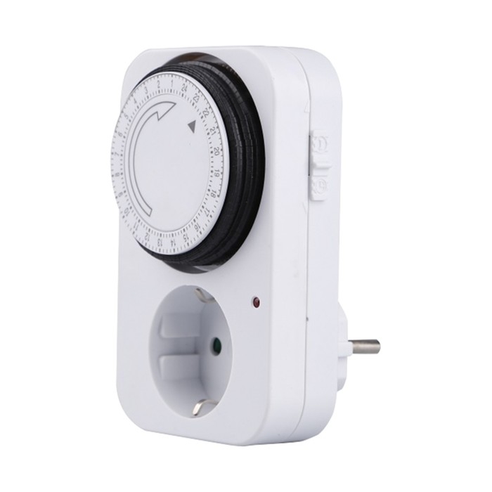 Таймер механический, 'Премиум', недельный 3680Вт, интервал: 120мин. 12 вкл/сутки белый, 0516 Таймер механический, 'Премиум', недельный 3680Вт, интервал: 120мин. 12 вкл/сутки белый, 0516