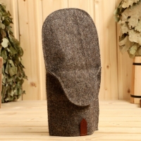 Набор банный "Старший по бане" шапка, коврик, рукавица Набор банный "Старший по бане" шапка, коврик, рукавица