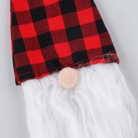 Новый год! Одежда на бутылку &laquo;Гном&raquo;, в клетку, 45 см