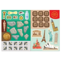 Активити-книга с наклейками &laquo;Новые чудеса света&raquo;, 20 стр.