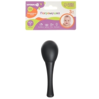 Погремушка «Перкуссионный маракас: черная ручка», шейкер, цвет МИКС, Крошка Я Погремушка «Перкуссионный маракас: черная ручка», шейкер, цвет МИКС, Крошка Я