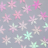 Пайетки &laquo;Голография&raquo; 20 г, цвет белый перламутр, 25 мм