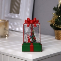 Светодиодная фигура «Гном с подарком» 7.5 × 12.5 × 4.9 см, пластик, батарейки АААх2 (не в комплекте), свечение тёплое белое Светодиодная фигура «Гном с подарком» 7.5 × 12.5 × 4.9 см, пластик, батарейки АААх2 (не в комплекте), свечение тёплое белое