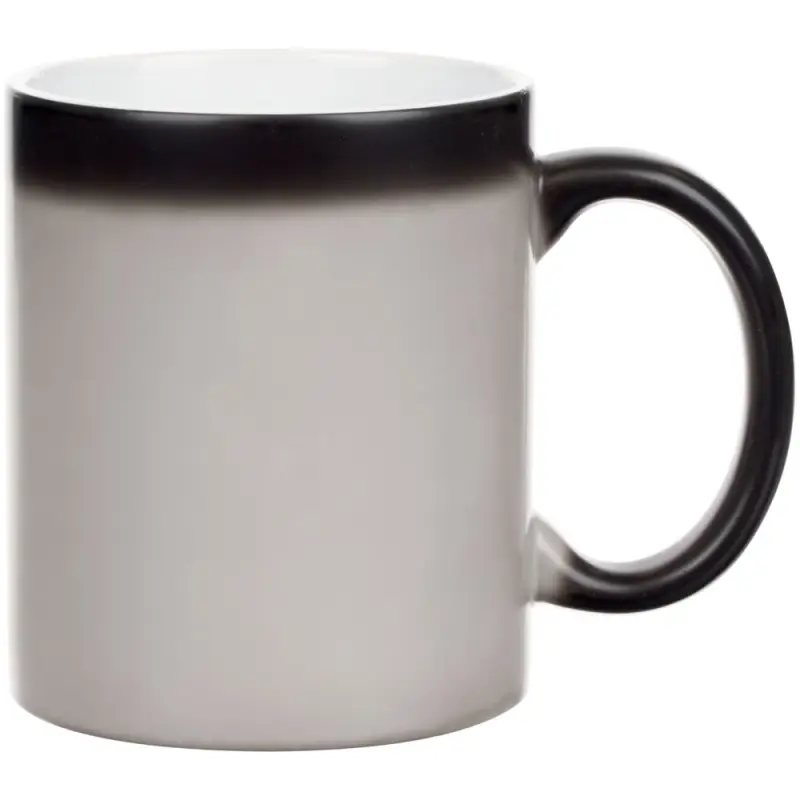 Кружка «Хамелеон», ver.3, матовая, черная Кружка «Хамелеон», ver.3, матовая, черная