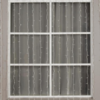 Гирлянда «Занавес» 2 × 3 м, IP44, УМС, белая нить, 760 LED, свечение тёплое белое, мерцание белым, 220 В Гирлянда «Занавес» 2 × 3 м, IP44, УМС, белая нить, 760 LED, свечение тёплое белое, мерцание белым, 220 В