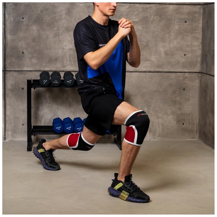 Наколенники неопреновые ONLYTOP, 7 мм, р. S