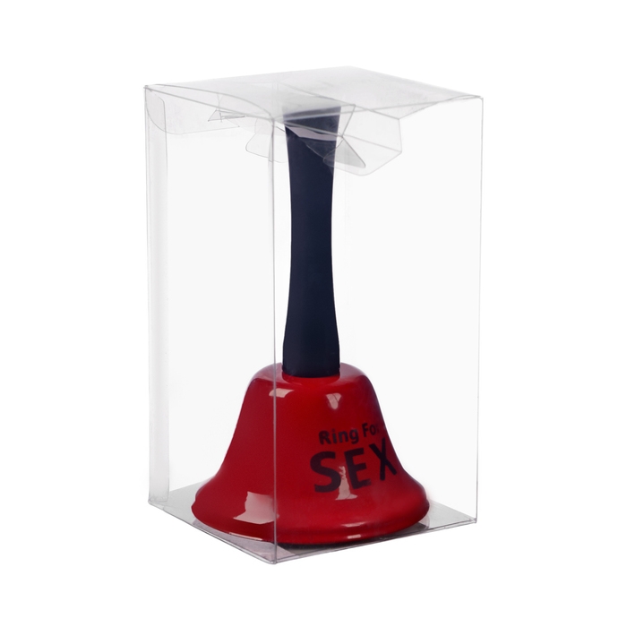 Колокольчик металлический, звонок настольный Колокольчик металлический, звонок настольный "Ring for a sex", 13.5 х 7.5 х 7.5 см