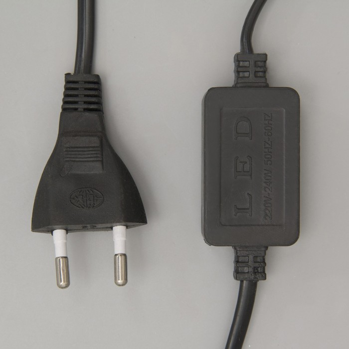 Светодиодная фигура &laquo;Ёлка со звёздами&raquo;, 47 &times; 71 см, дюралайт, 288 LED, 220 В, мерцание, свечение зелёное/белое