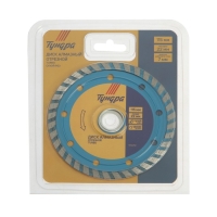 Диск алмазный отрезной ТУНДРА, TURBO, сухой рез, 115 х 22 мм Диск алмазный отрезной ТУНДРА, TURBO, сухой рез, 115 х 22 мм