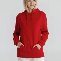 Толстовка с капюшоном унисекс Hoodie, красная, размер S Толстовка с капюшоном унисекс Hoodie, красная, размер S