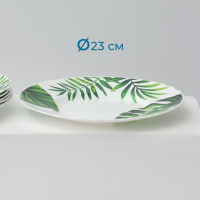 Сервиз столовый &laquo;Лист папоротника&raquo;, 37 предметов, стеклокерамика