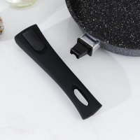 Сковорода Доляна «Элит», d=22 см, съёмная ручка, стеклянная крышка, антипригарное покрытие Сковорода Доляна «Элит», d=22 см, съёмная ручка, стеклянная крышка, антипригарное покрытие