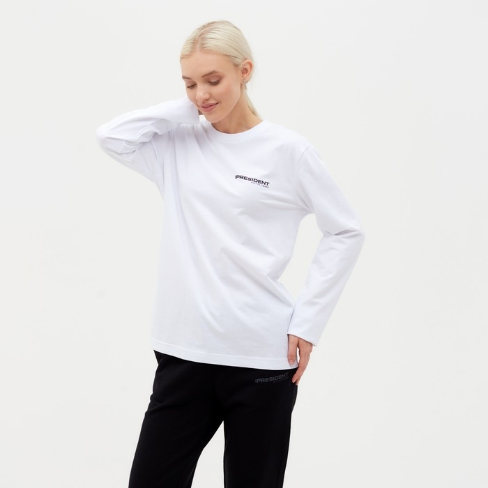 Лонгслив President, размер XL, цвет белый