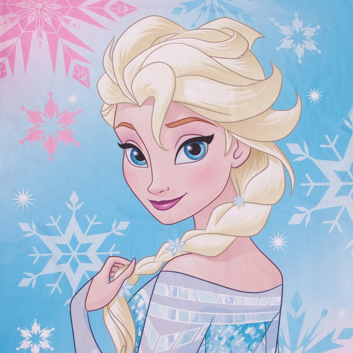 Постельное бельё 1,5 сп &laquo;Холодное сердце&raquo;, 143х215 см, 150х214 см, 50х70 см -1 шт., поплин 125 г/м2