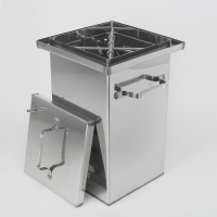 Коптильня 45&times;25&times;25 см, нержавеющая сталь 1.5 мм