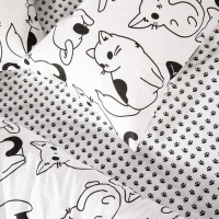 Постельное бельё 1,5сп Ночь Нежна &laquo;Саймон&raquo; 145х215см, 150х220см, 70х70см 2шт