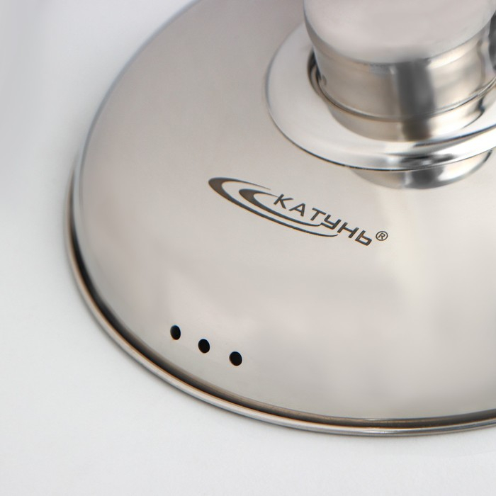 Ковш «Гретта», 1,8 л, d=16 см, металлическая крышка, с теплораспределительным слоем, металлическая ручка, индукция Ковш «Гретта», 1,8 л, d=16 см, металлическая крышка, с теплораспределительным слоем, металлическая ручка, индукция