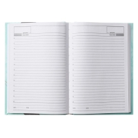 Ежедневник недатированный на сшивке А5 160 листов, картон 7БЦ, матовая ламинация, фольга "Гармония"