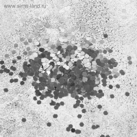 Наполнитель для шара &laquo;Конфетти шестиугольник&raquo;, серебряный, 500 г