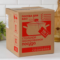 Набор кастрюль &laquo;Тоскана&raquo;, 3 предмета: 2 л, 3 л, 4 л, крышки, индукция